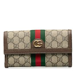Gucci-GG Ophidia Continental Wallet 52315396I-Brown