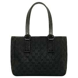 Gucci-GG Canvas Tote Bag  113019-Black