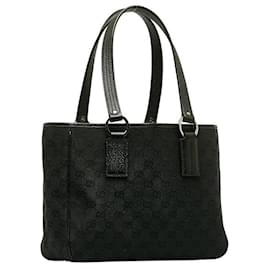 Gucci-GG Canvas Tote Bag  113019-Black