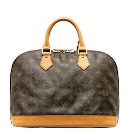 Louis Vuitton-Louis Vuitton Monogram Alma PM  Canvas Handbag M51130 in Good condition-Brown