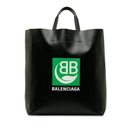 Balenciaga-Mittlere Markt-Einkaufstasche  592976.0-Schwarz
