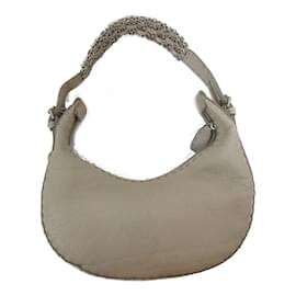 Fendi-Selleria Chain Shoulder Bag-Grey