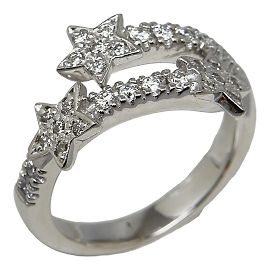 & Other Stories 18K-Stern-Diamantring Silber
