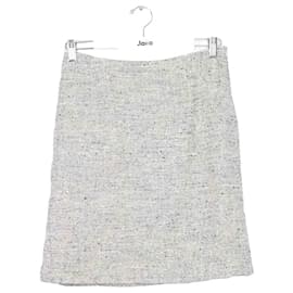 Valentino-silk skirt-Cream