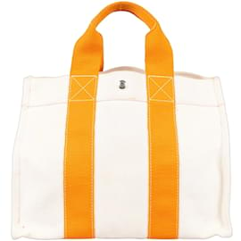 Hermès-Hermes Summer Cloth Fourre Tote Bag-White