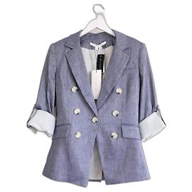 Veronica Beard Kelson Dickey Jacket Blue