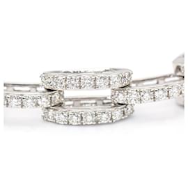 Autre Marque-CLASS Bracelet in Gold and Diamonds.-Silvery