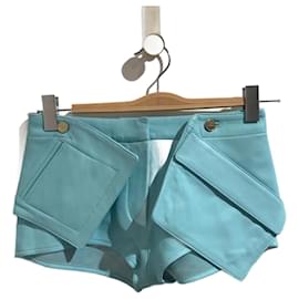 Jacquemus-JACQUEMUS Shorts T.Couro XS Internacional-Azul