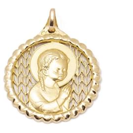 Autre Marque-Médaille pendentif 1959 En or jaune.-Doré