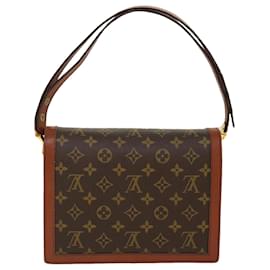 Louis Vuitton-LOUIS VUITTON Monogram Sac Dauphine Bolso de hombro M51410 LV Auth 39353-Castaño