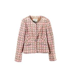 Chanel-CHANEL  Jackets T.fr 36 cotton-Pink
