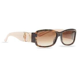 Dior-Dior Brown Square Tinted Sunglasses-Brown