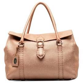 Fendi-Sac à main Fendi Selleria Linda rose-Rose