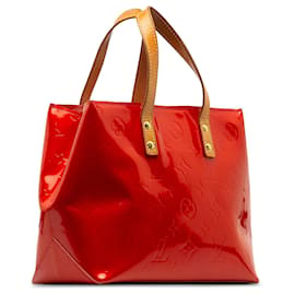 Louis Vuitton-Louis Vuitton Red Monogram Vernis Reade PM-Red