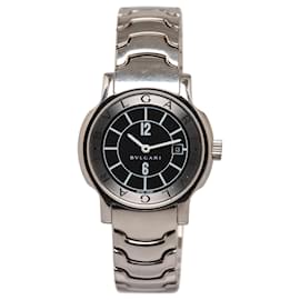 Bulgari-Bvlgari Silver Solotempo Watch-Silvery