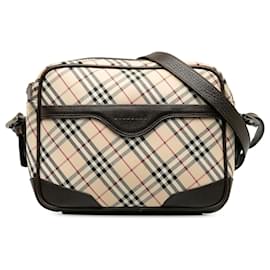 Burberry-Burberry Brown Nova Check Crossbody-Brown,Other