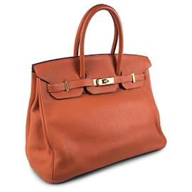 Hermès-Hermès Naranja 2012 Birkin de Togo 35-Naranja