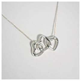 Tiffany & Co-Tiffany & Co triplo coração aberto-Prata