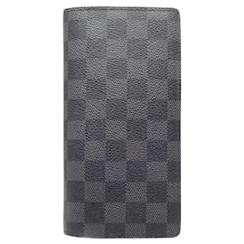 Louis Vuitton-Louis Vuitton Portefeuille Brazza-Gris