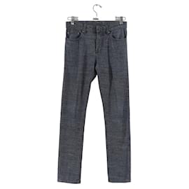 Balenciaga-Slim-fit cotton jeans-Blue