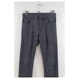 Balenciaga-Jeans justos de algodão-Azul