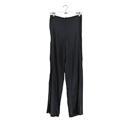 Jacquemus-Black wide cut pants-Black