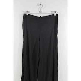 Jacquemus-Pantalones negros de corte ancho-Negro