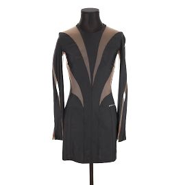 Thierry Mugler Schwarzes Kleid Schwarz