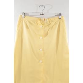 Courreges-falda amarilla-Amarillo
