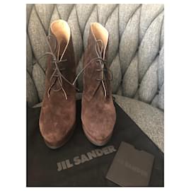 Jil Sander-Ankle Boots-Brown