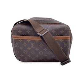 Louis Vuitton-Monogram Reporter PM Canvas Messenger Bag M45254-Brown