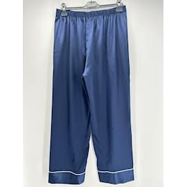 Autre Marque-LILYSILK  Trousers T.it 44 silk-Navy blue