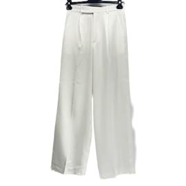 Autre Marque-3 ANOTHER  Trousers T.International S Polyester-White