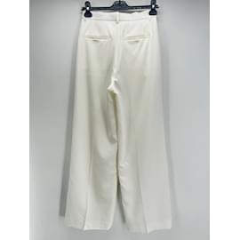 Autre Marque-3 ANOTHER  Trousers T.International S Polyester-White