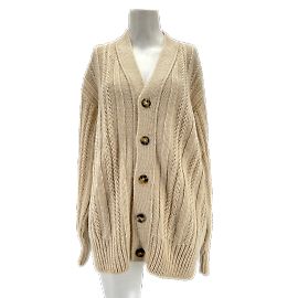 Alanui Strickwaren T.International L Wolle Beige