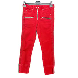 Isabel Marant Etoile-ISABEL MARANT ETOILE Jeans T.fr 38 Denim Jeans-Rot