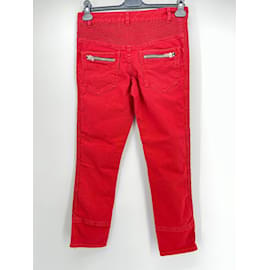 Isabel Marant Etoile-ISABEL MARANT ETOILE  Jeans T.fr 38 Denim - Jeans-Red