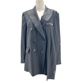 Autre Marque-NON SIGNE / UNSIGNED  Jackets T.International S Wool-Black