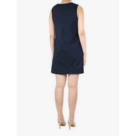 Autre Marque-Navy blue sleeveless pocket dress - size UK 8-Blue