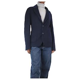 Joseph-Marineblaue Jacke aus Wollmischung – Größe UK 18-Blau