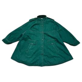 Fendi-Manteaux, Vêtements d'extérieur-Vert foncé