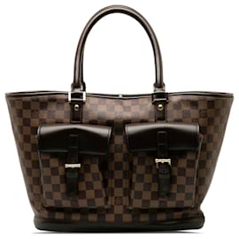 Louis Vuitton-Louis Vuitton Brown Damier Ebene Manosque GM-Brown