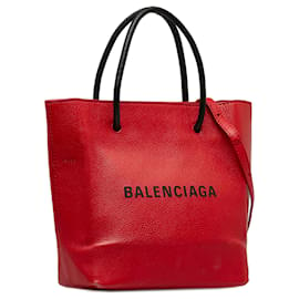 Balenciaga-Balenciaga Tote Compras XXS Rojo-Roja
