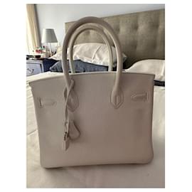 Hermès-club birkin-Blanco