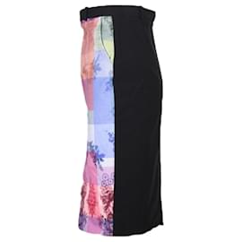 Preen By Thornton Bregazzi-Abstract Floral Multicolor Print Skirt-Other