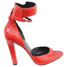 Alexander Wang-Ankles Straps Sandals-Red