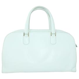 Valextra-Cream Hand Bag With Gold Zipper-White