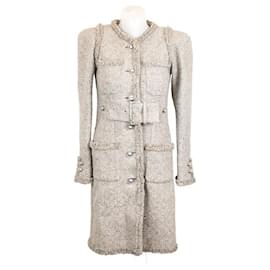 Chanel-Coats, Outerwear-Beige