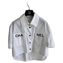 Chanel-Camisa icônica Chanel-Branco