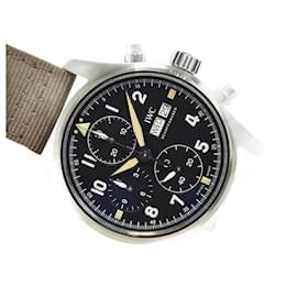 IWC-IWC Reloj de piloto Chrono Spitfire IW387901 De los hombres-Plata